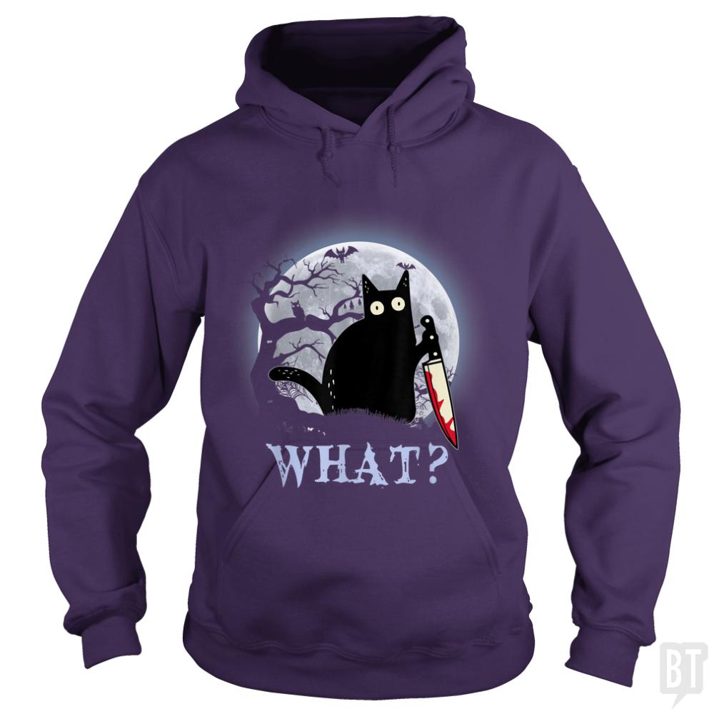 Halloween Murder Cat - BustedTees.com