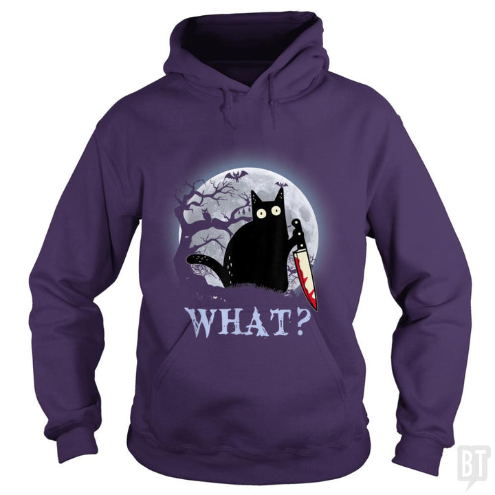 Halloween Murder Cat - BustedTees.com