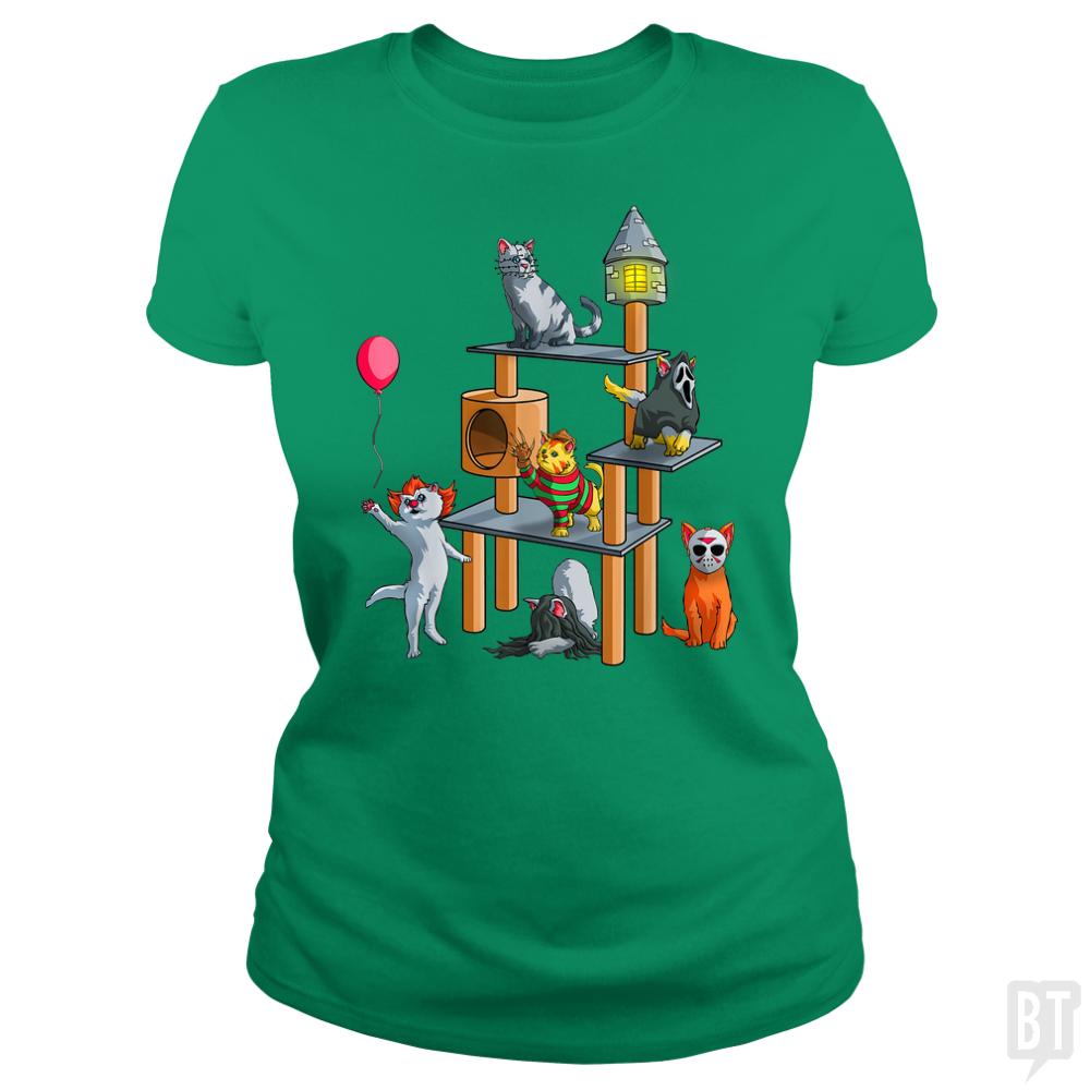 Cat Horror Movies - BustedTees.com