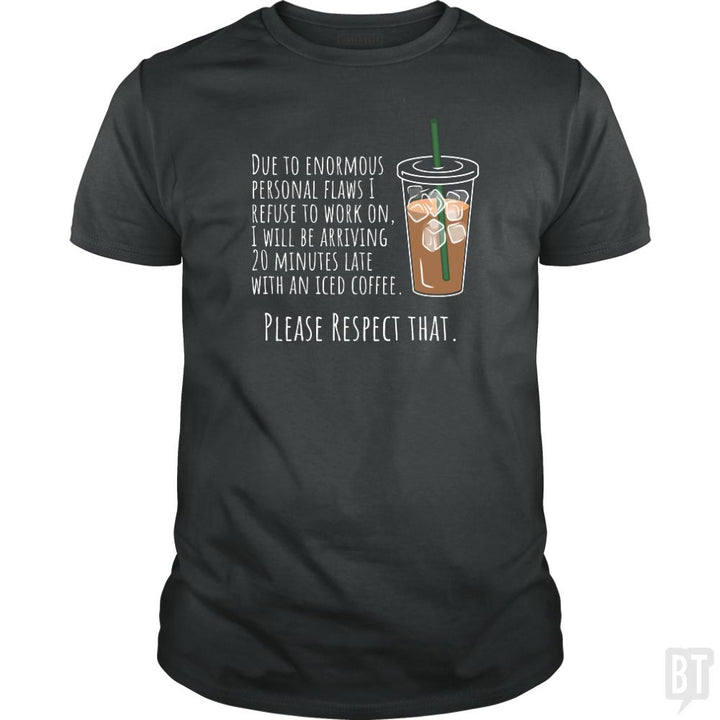 Iced Coffee - BustedTees.com