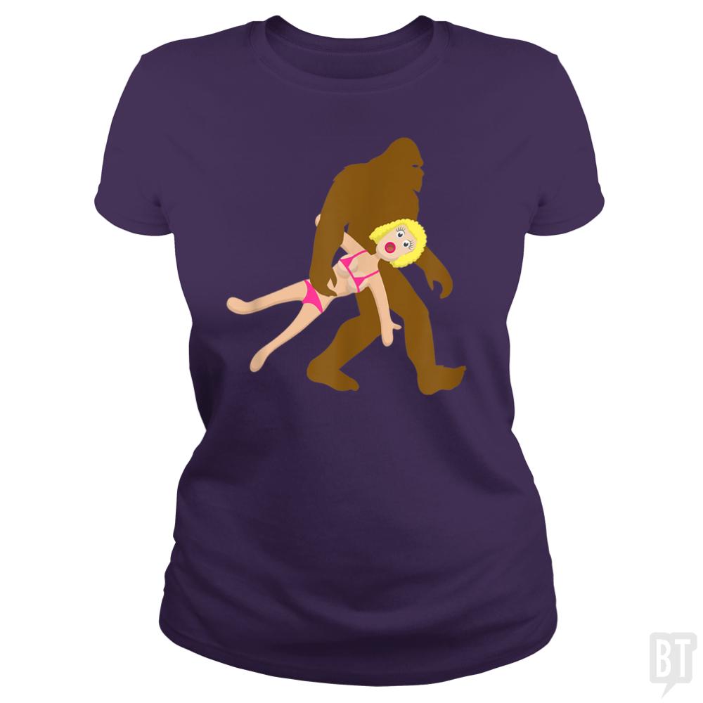 BIGFOOT BLOW UP SEX DOLL - BustedTees.com