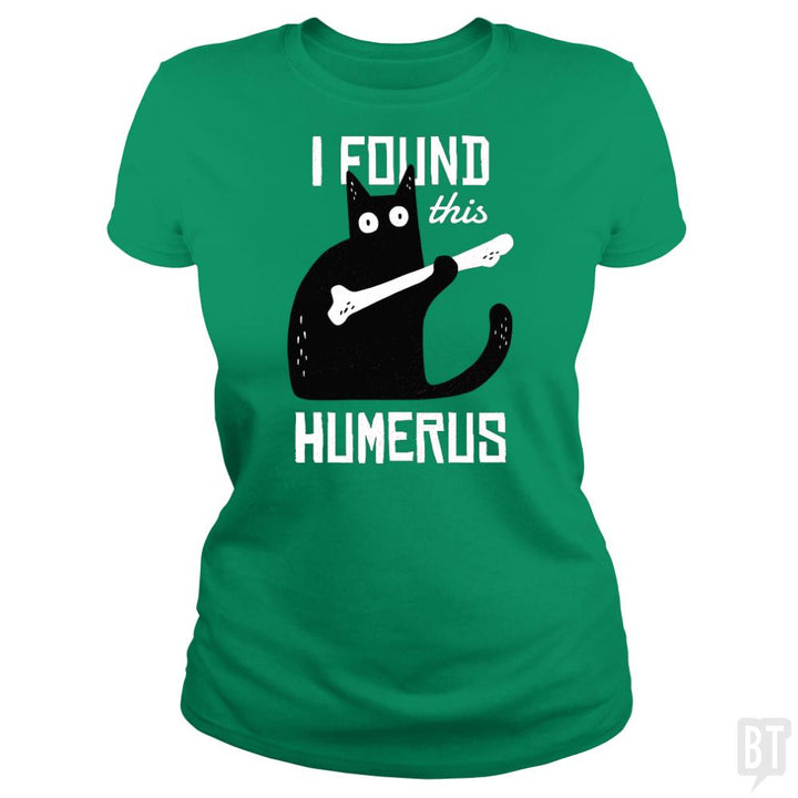 Funny Cat with a Bone - BustedTees.com