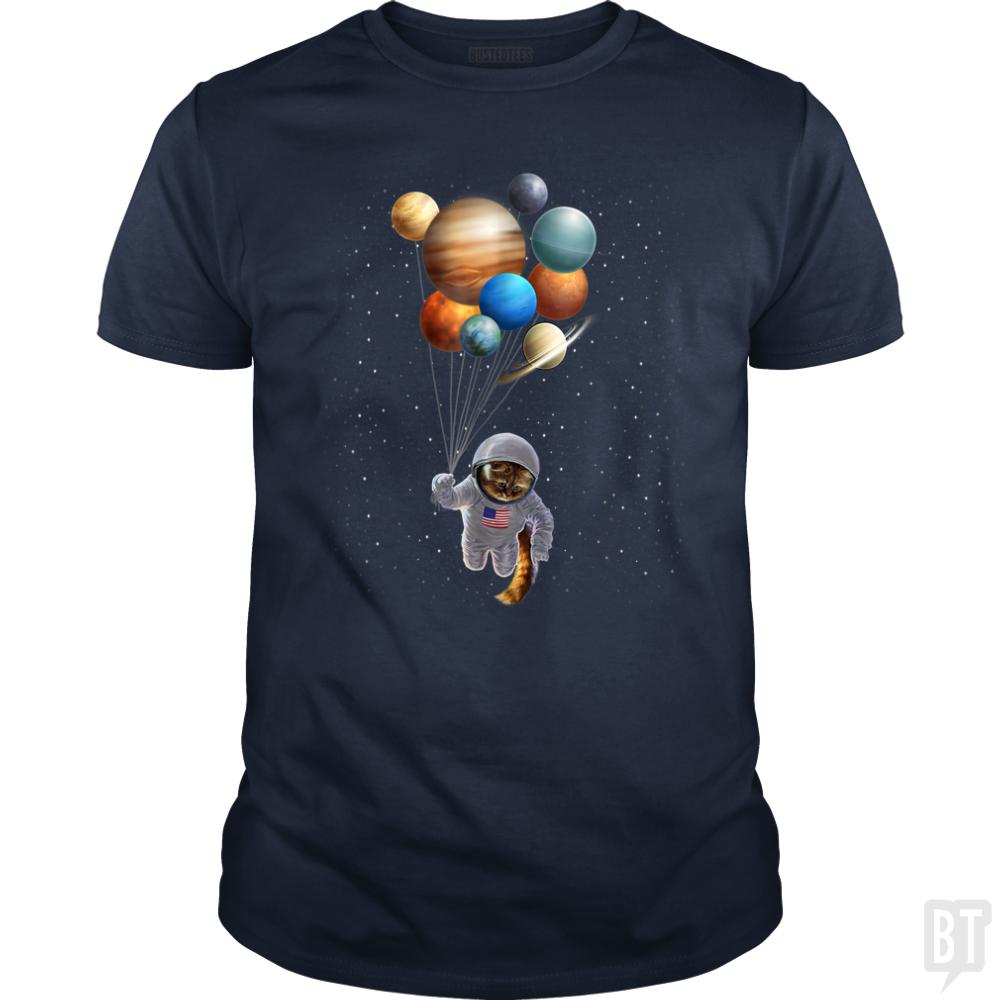 Astronaut Cat - BustedTees.com