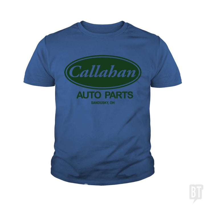 Callahan Auto Parts Kids Shirt - BustedTees.com