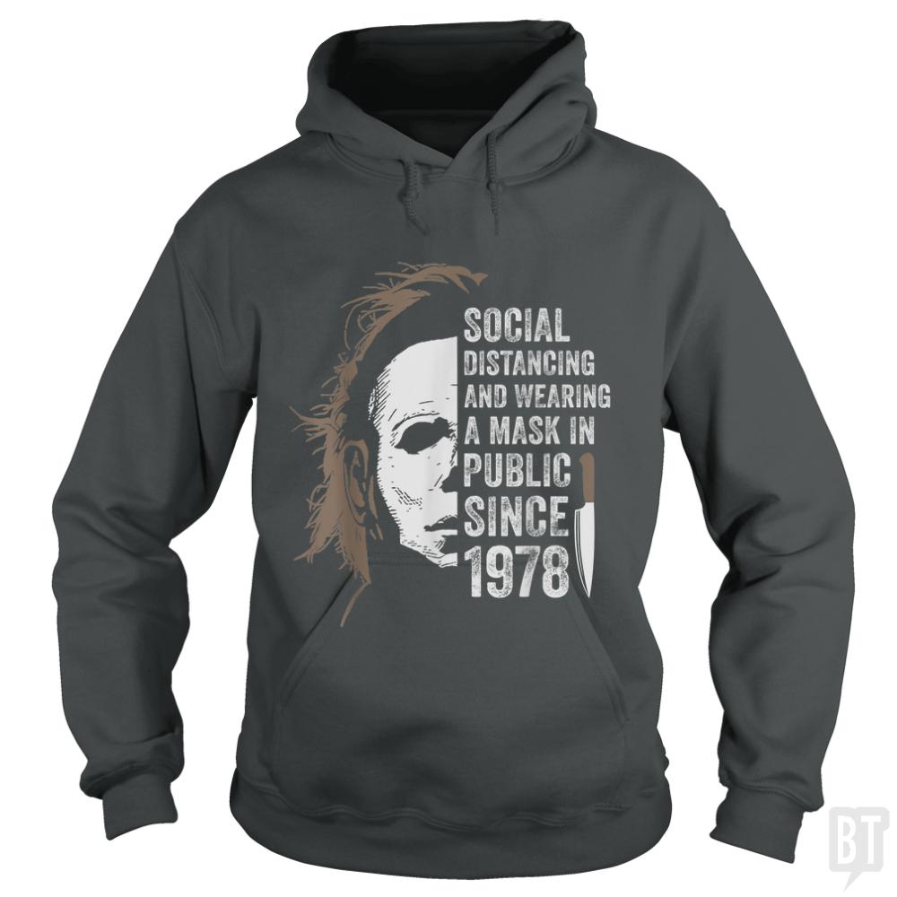 Wearing A Mask In Public - BustedTees.com