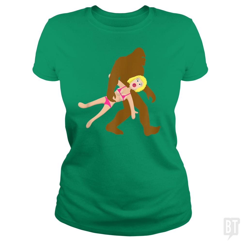 BIGFOOT BLOW UP SEX DOLL - BustedTees.com