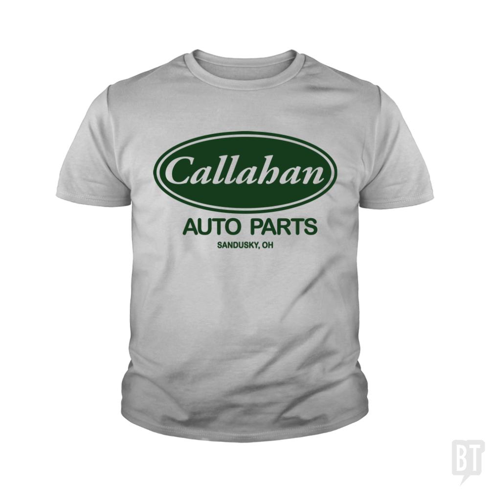 Callahan Auto Parts Kids Shirt - BustedTees.com