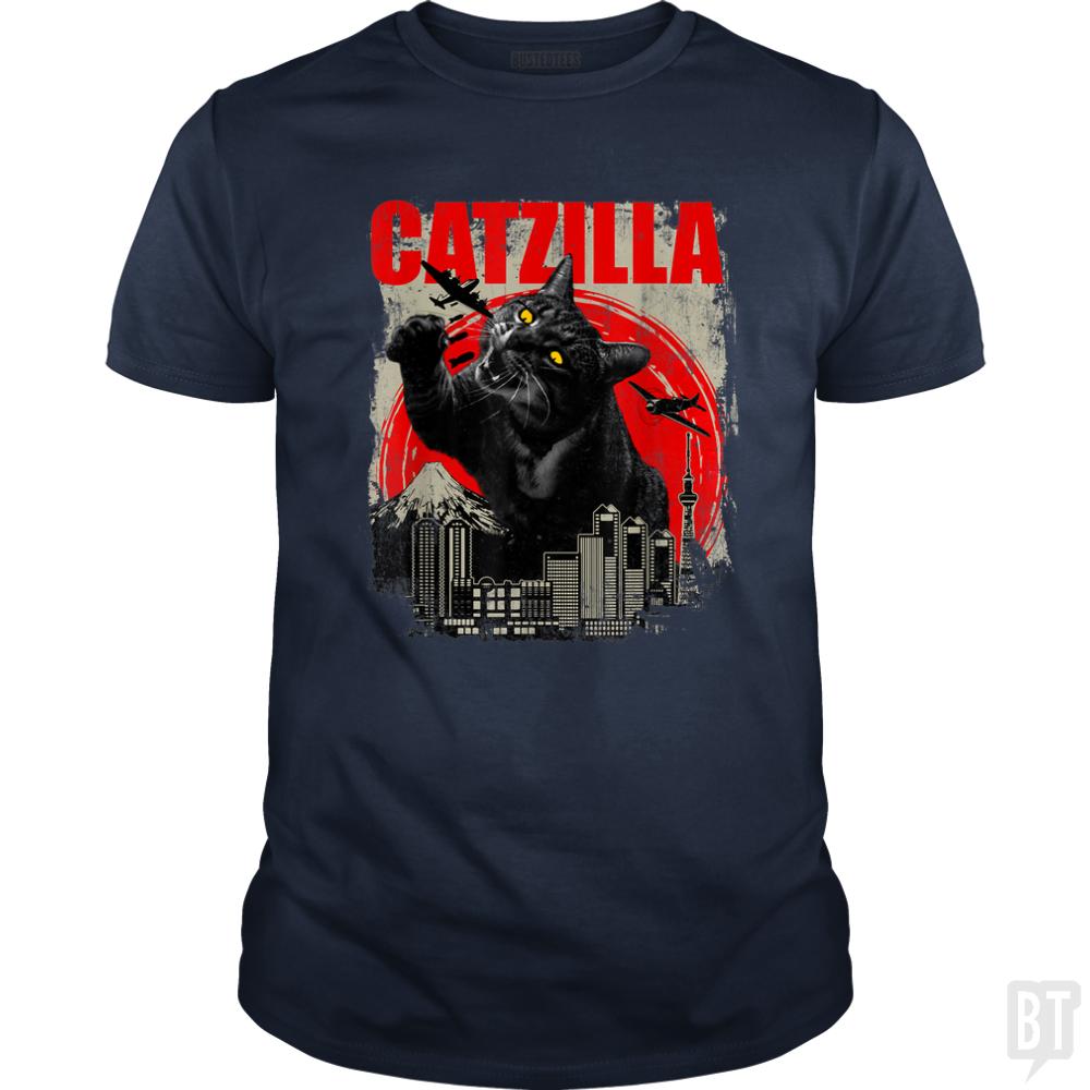 Tabby Catzilla - BustedTees.com