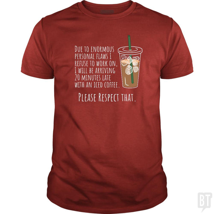 Iced Coffee - BustedTees.com