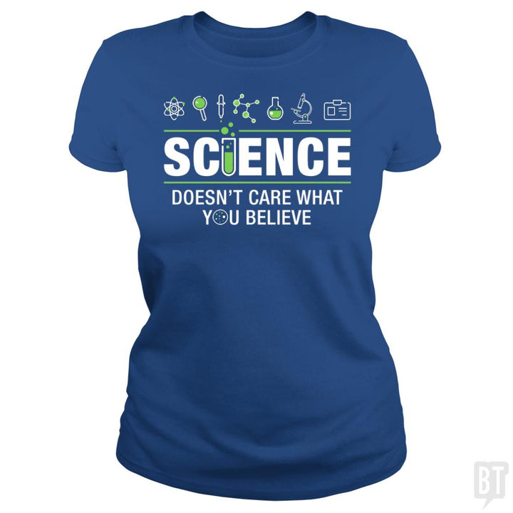 Doesnt Care What You Believe - BustedTees.com