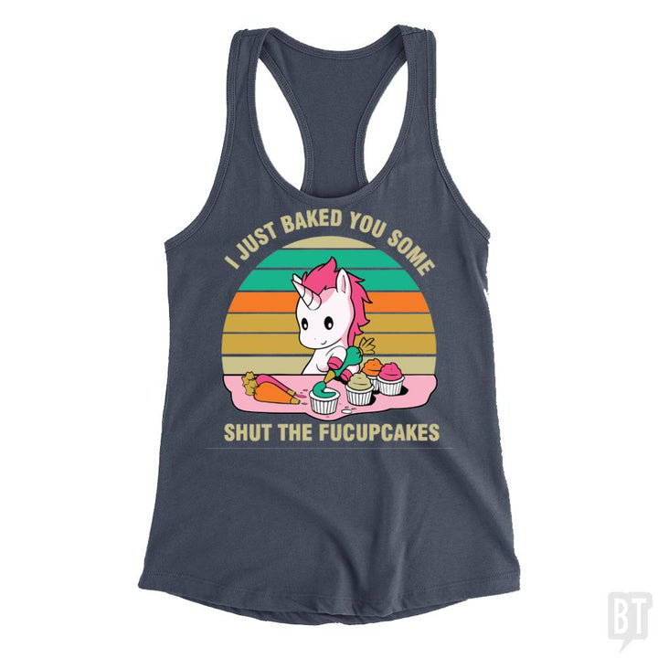 Baking Unicorn Tank Tops - BustedTees.com