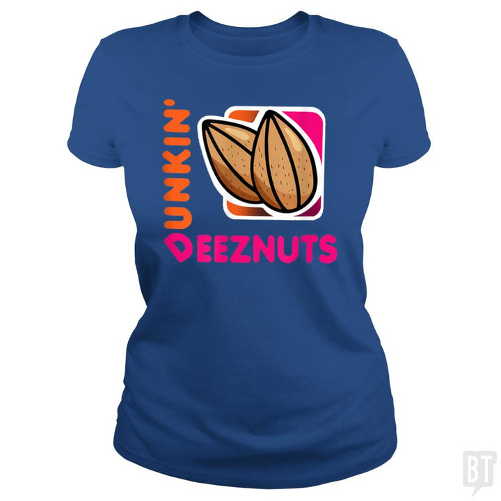 Dunkin Deez Nuts Funny Gifts Deez-Nuts - BustedTees.com