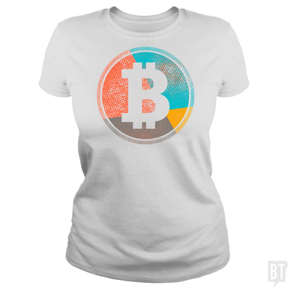 Bitcoin Pop Art - BustedTees.com