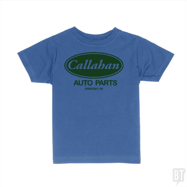 Callahan Auto Parts Kids Shirt - BustedTees.com