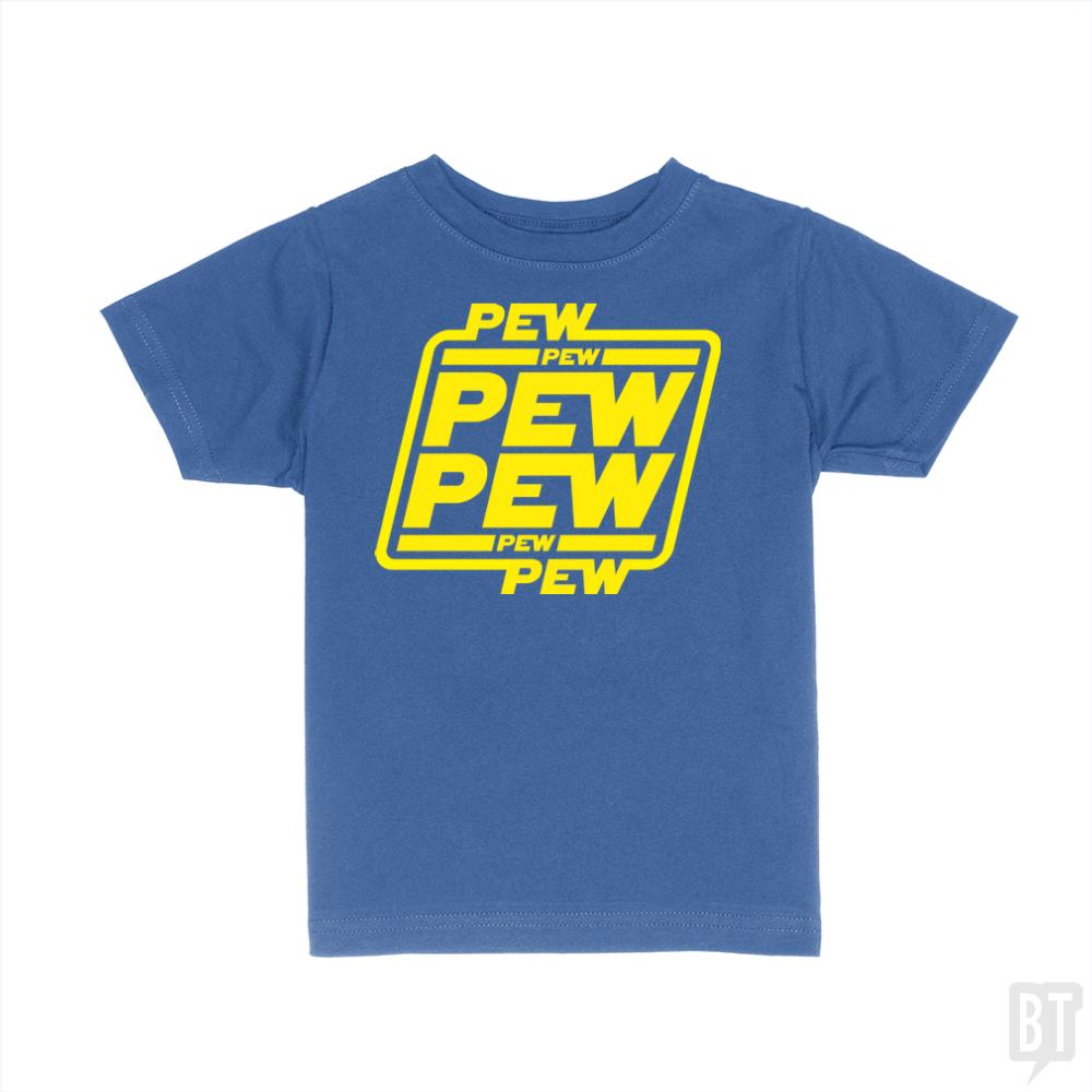 PEW PEW Kids Shirt - BustedTees.com