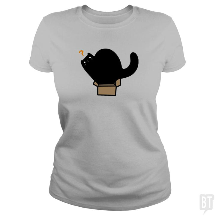 Black Cat Tiny Box - BustedTees.com
