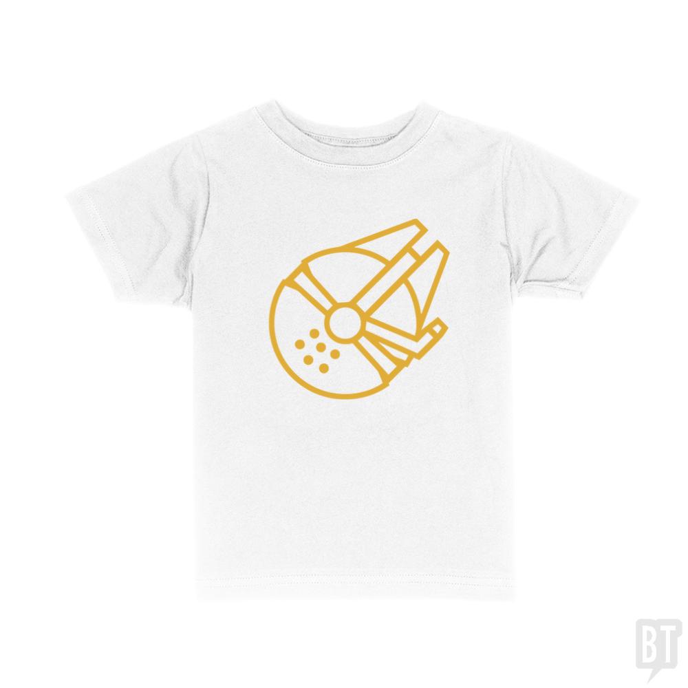 Millennium Falcon Kids Shirt - BustedTees.com