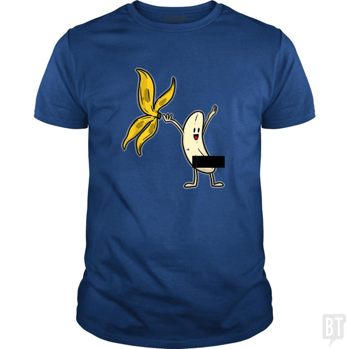 Banana Striptease Censored  Naked Funny Adult - BustedTees.com