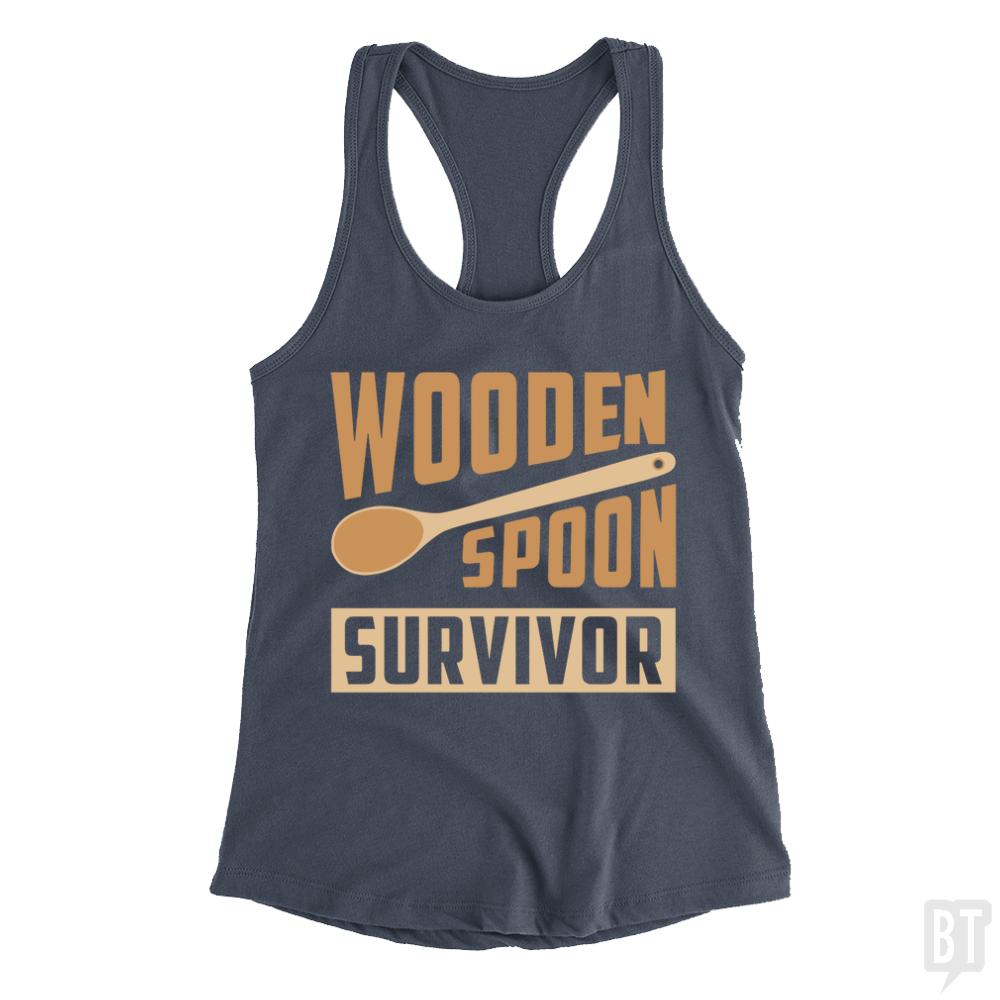 Wooden Spoon Survivor Tank Tops - BustedTees.com