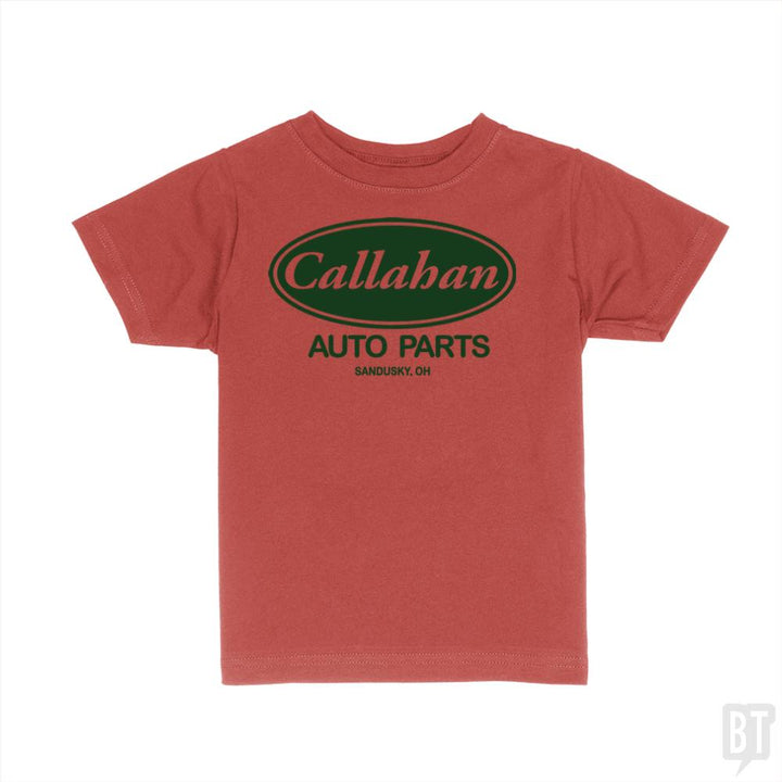 Callahan Auto Parts Kids Shirt - BustedTees.com