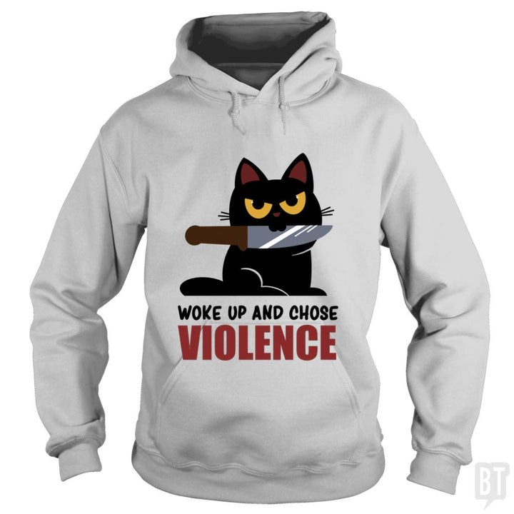 Violent Cat - BustedTees.com