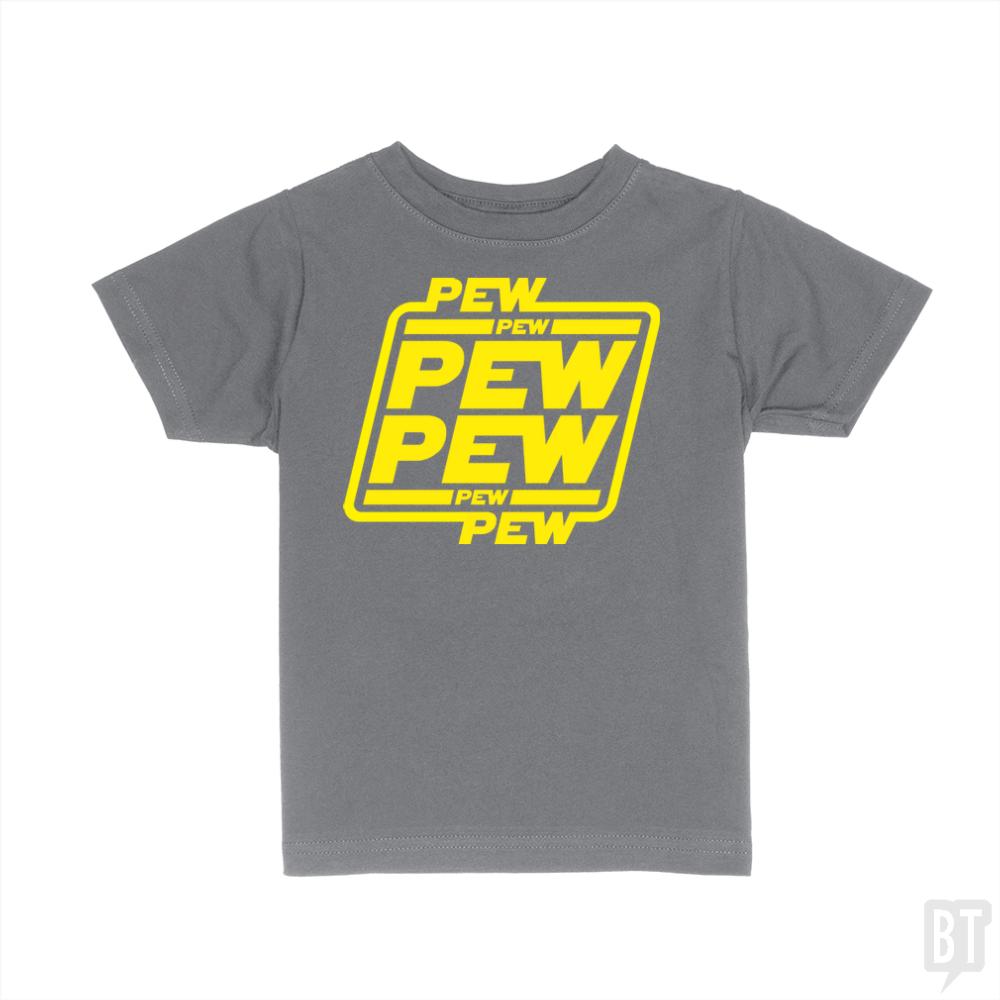 PEW PEW Kids Shirt - BustedTees.com