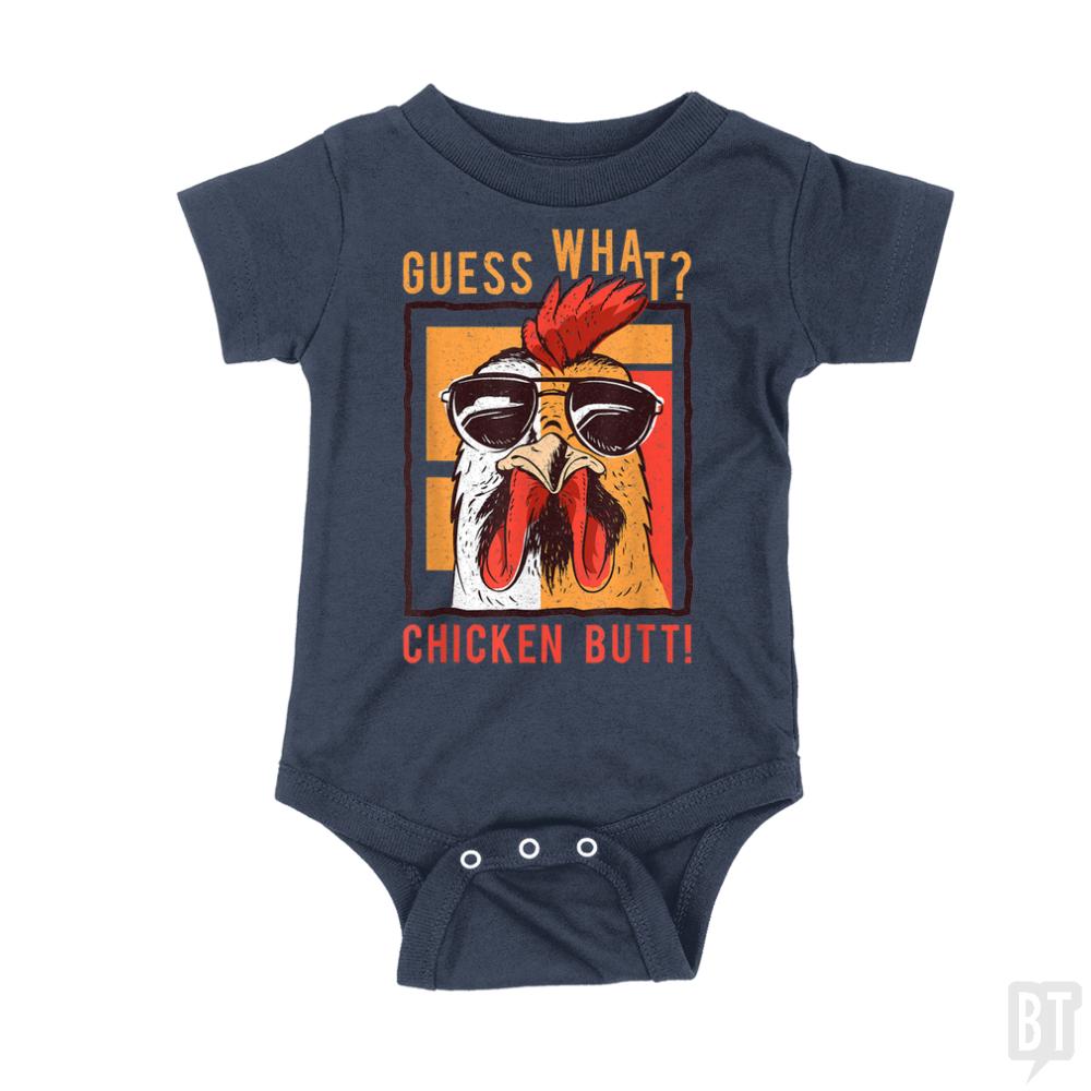Guess What Chicken Butt Kids Shirt - BustedTees.com