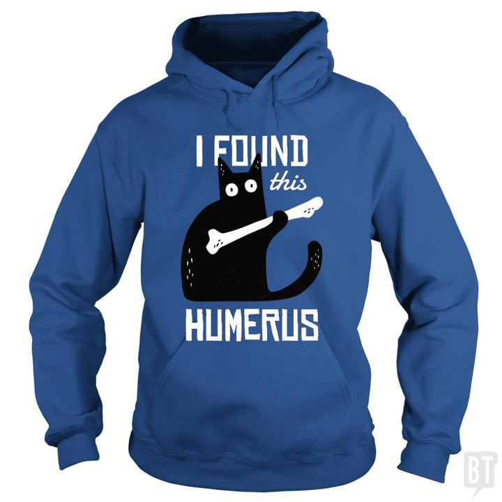 Funny Cat with a Bone - BustedTees.com