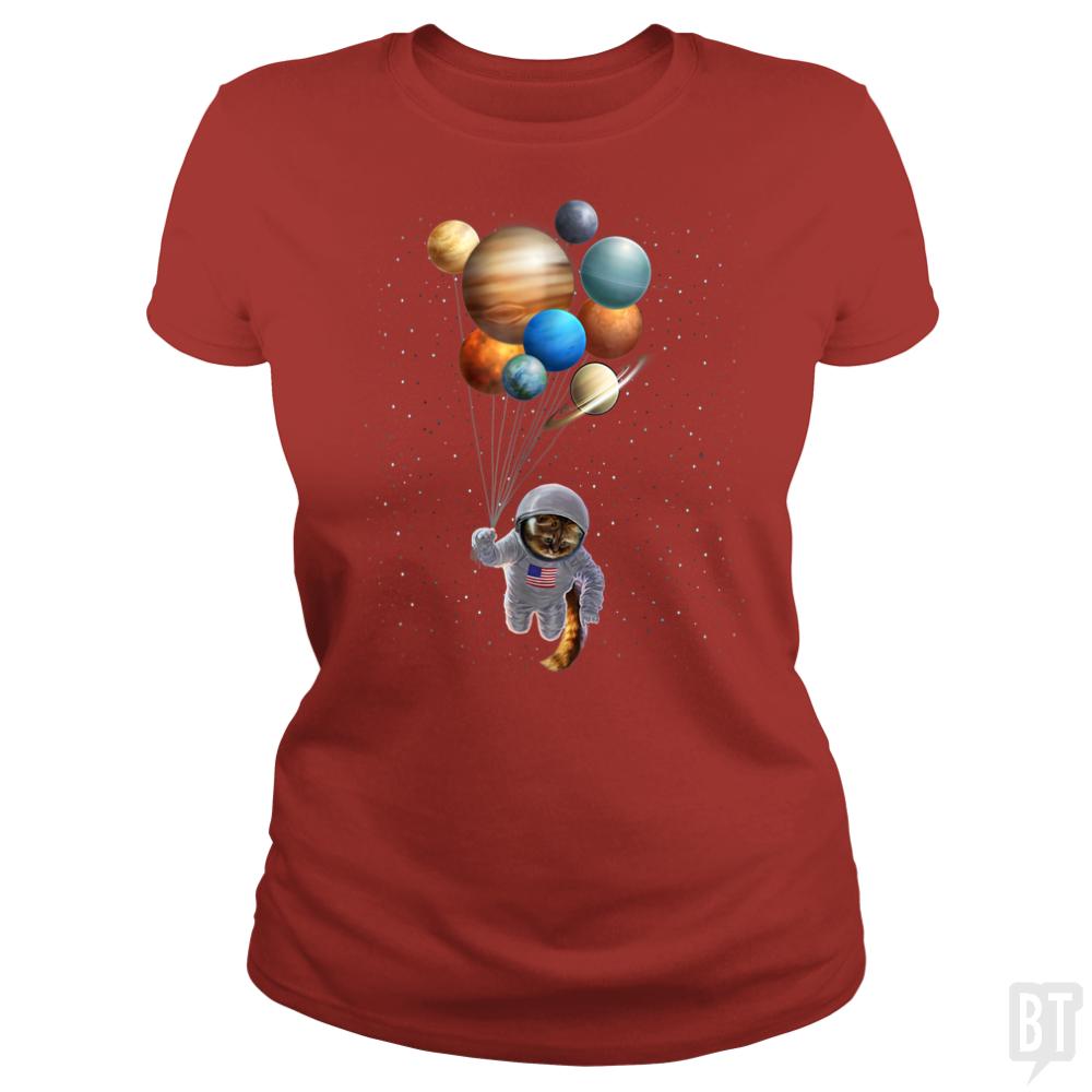 Astronaut Cat - BustedTees.com