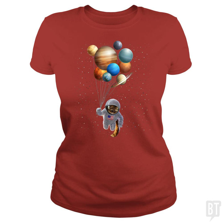 Astronaut Cat - BustedTees.com