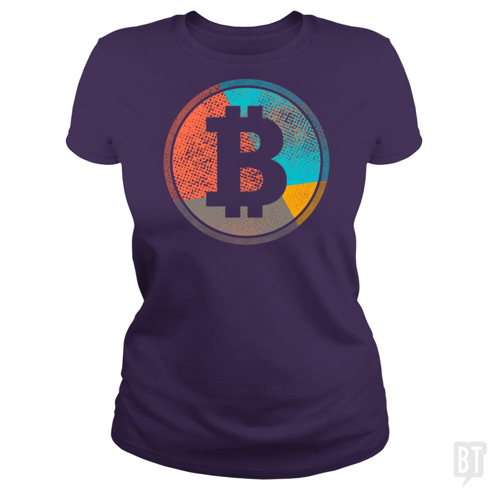 Bitcoin Pop Art - BustedTees.com