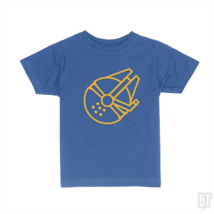 Millennium Falcon Kids Shirt - BustedTees.com