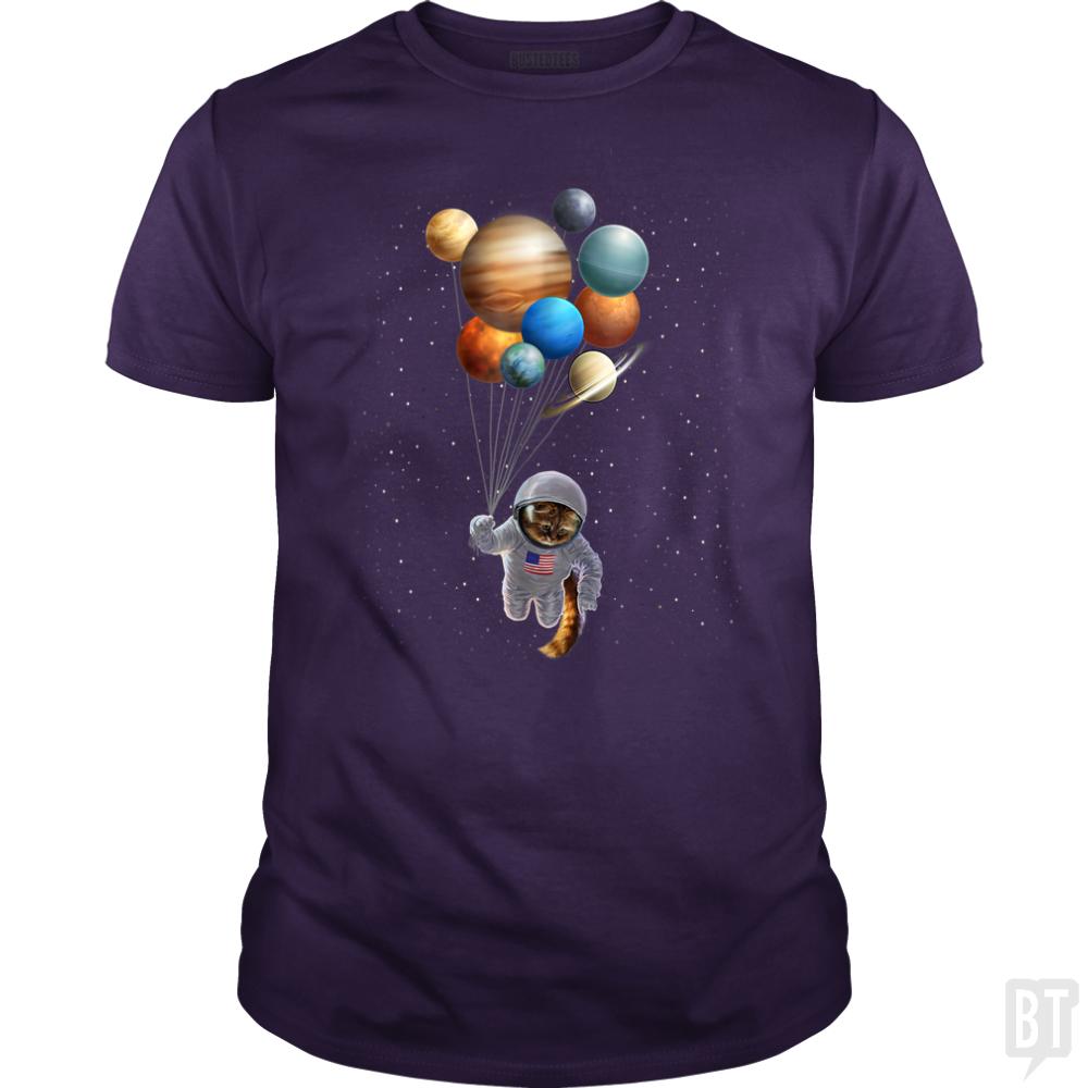 Astronaut Cat - BustedTees.com