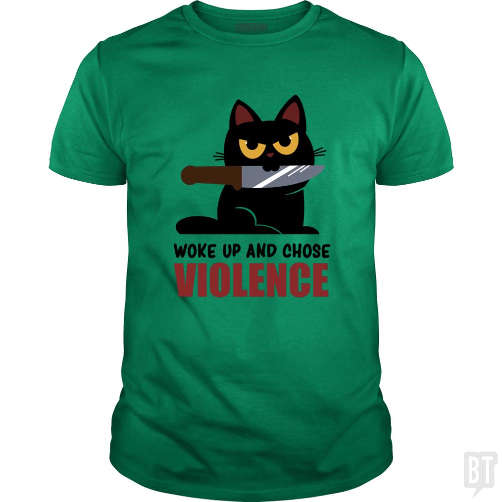 Violent Cat - BustedTees.com