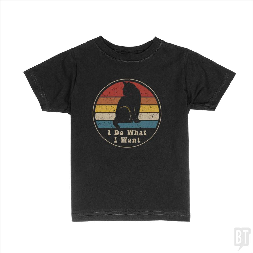 I Do What I Want Kids Shirt - BustedTees.com