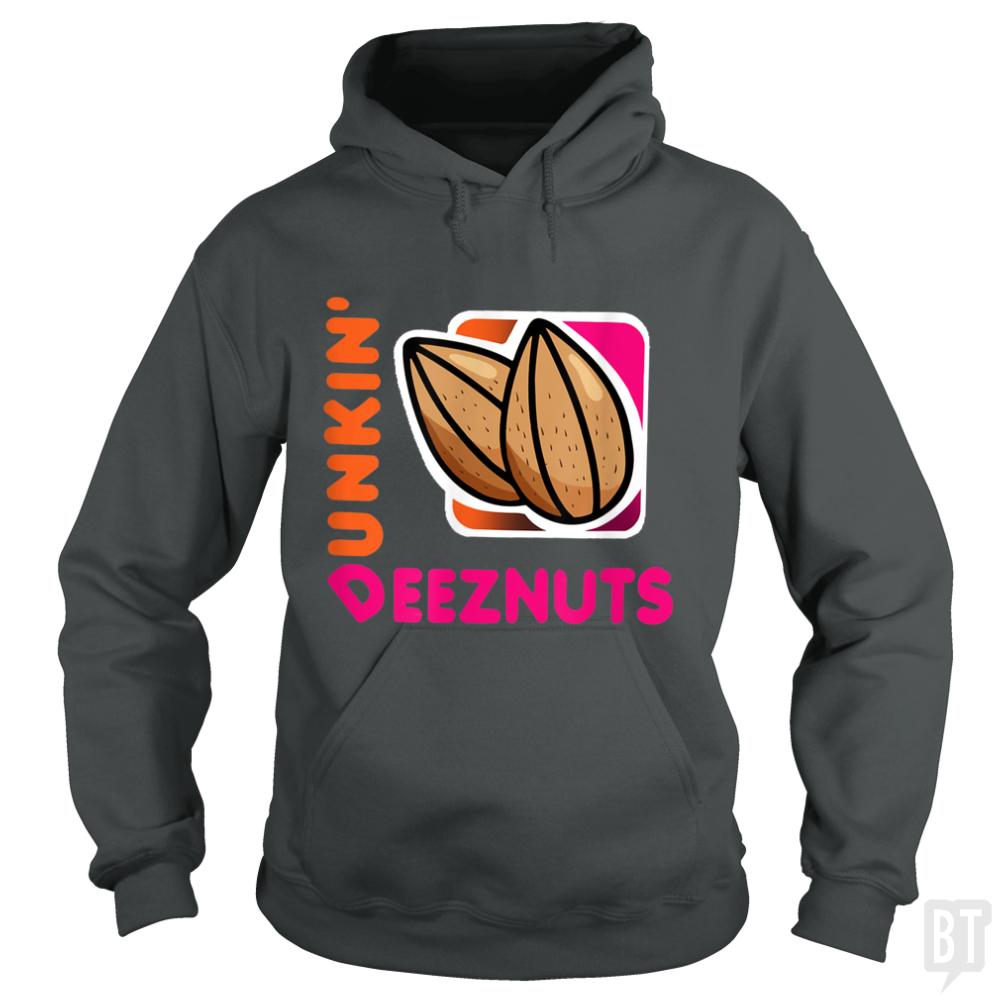 Dunkin Deez Nuts Funny Gifts Deez-Nuts - BustedTees.com