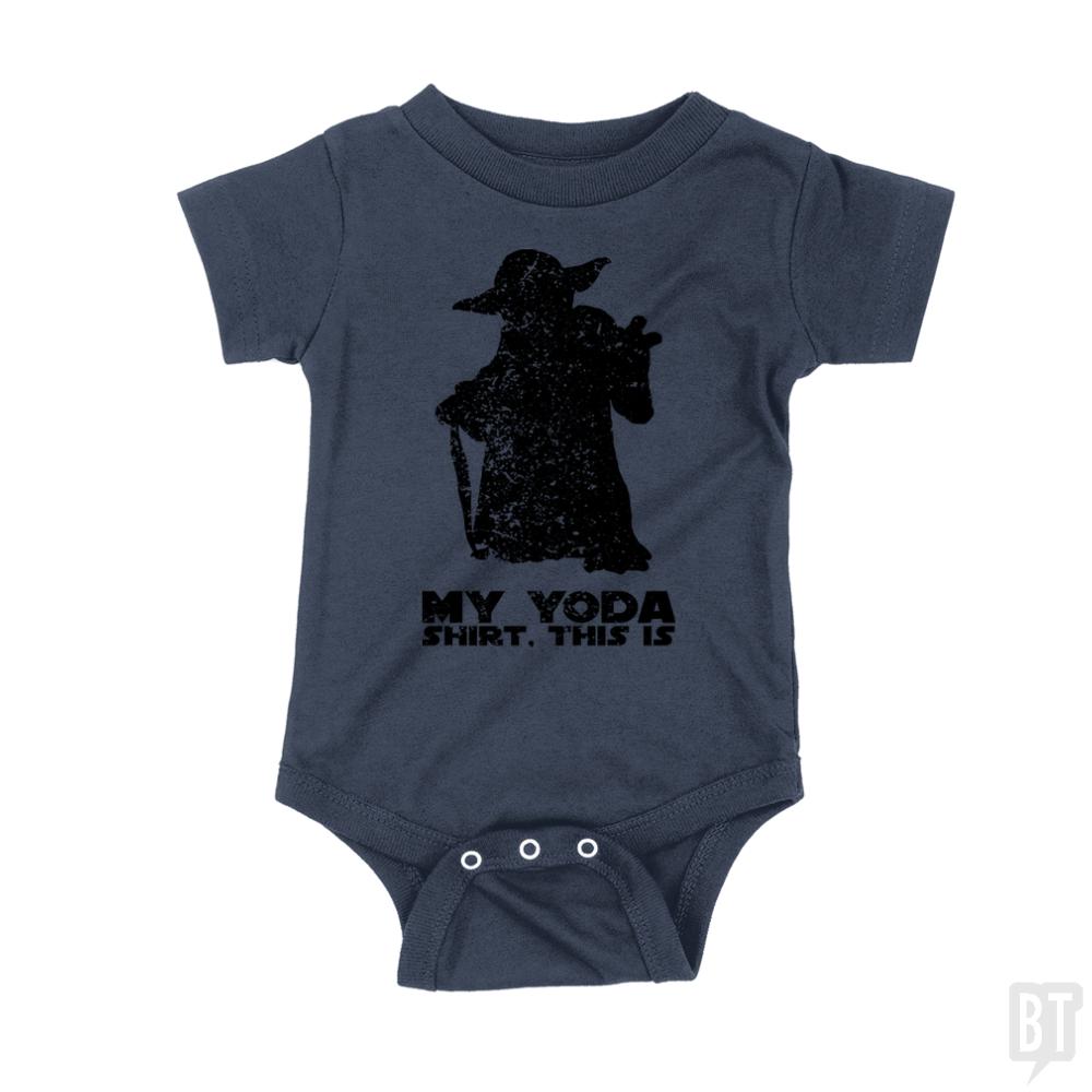 This is my Yoda shirt. Kids Shirt - BustedTees.com