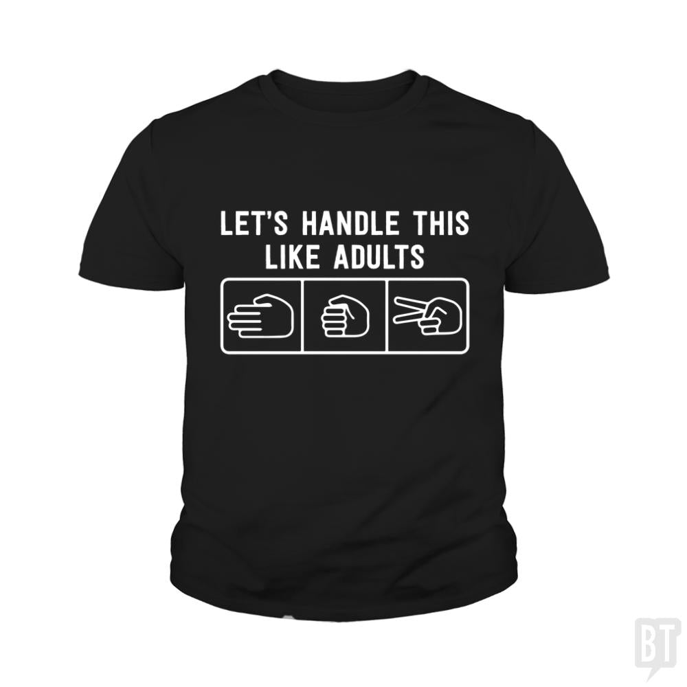 Rock Paper Scissors Kids Shirt - BustedTees.com