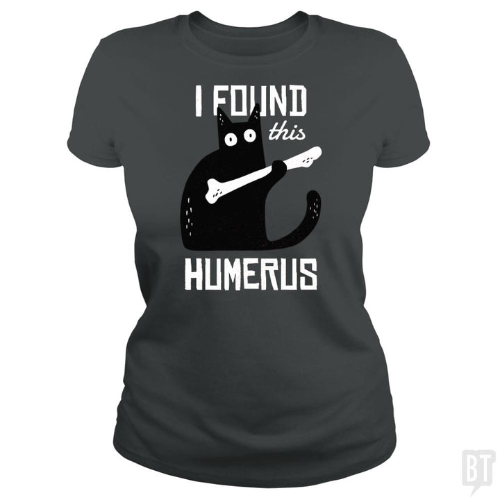 Funny Cat with a Bone - BustedTees.com