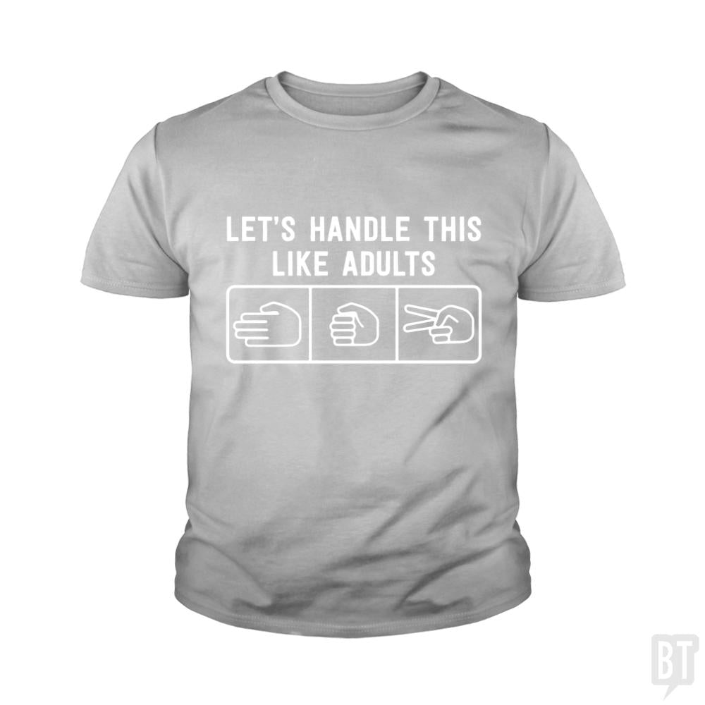 Rock Paper Scissors Kids Shirt - BustedTees.com