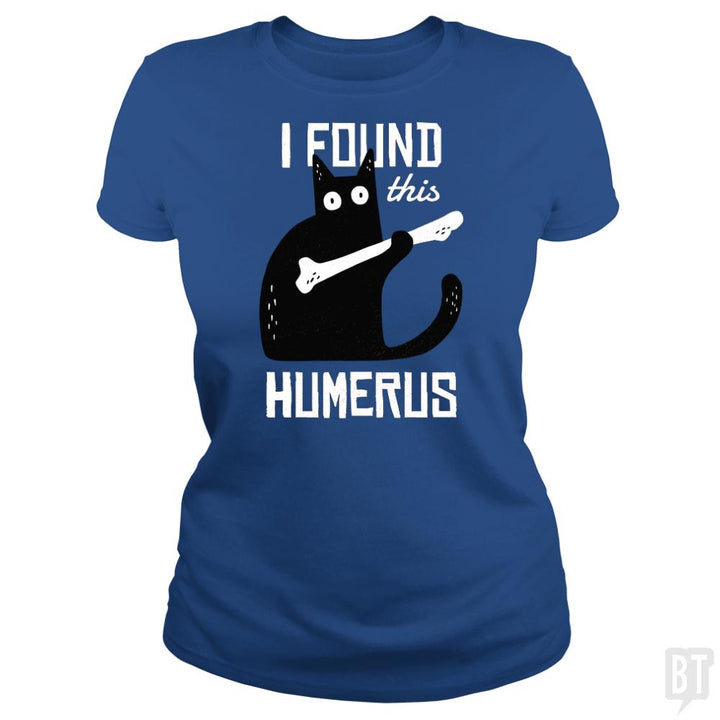 Funny Cat with a Bone - BustedTees.com