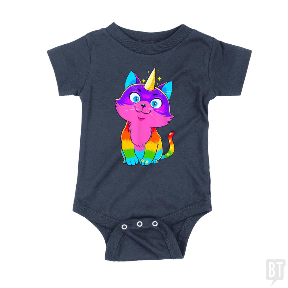 Caticorn Kids Shirt - BustedTees.com