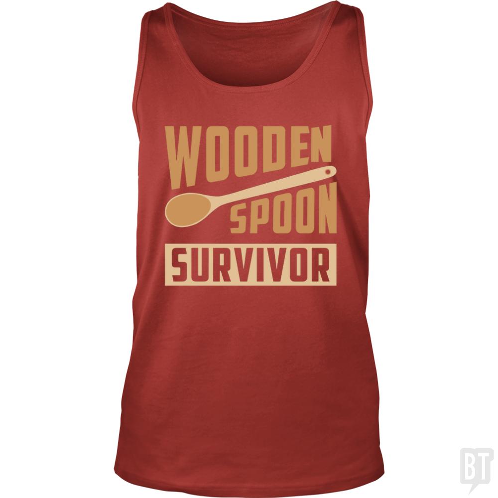 Wooden Spoon Survivor Tank Tops - BustedTees.com