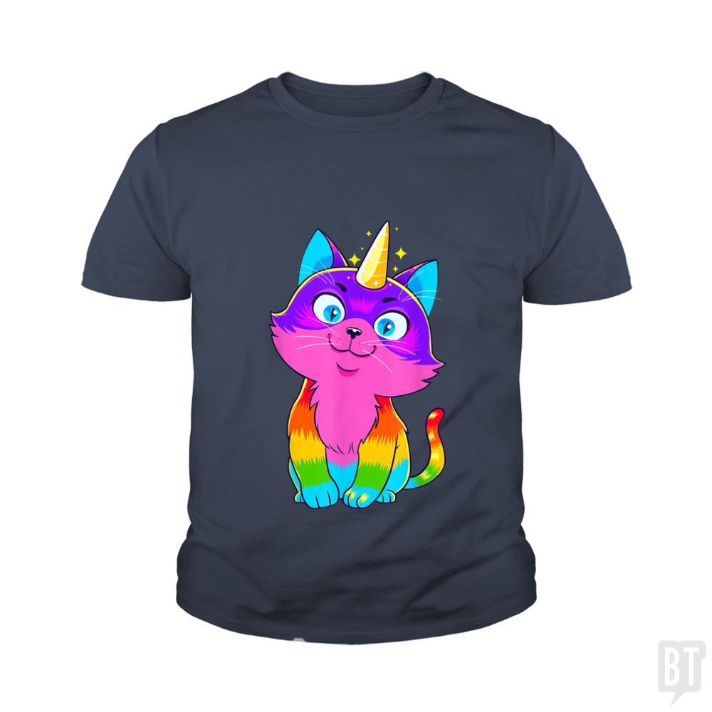 Caticorn Kids Shirt - BustedTees.com
