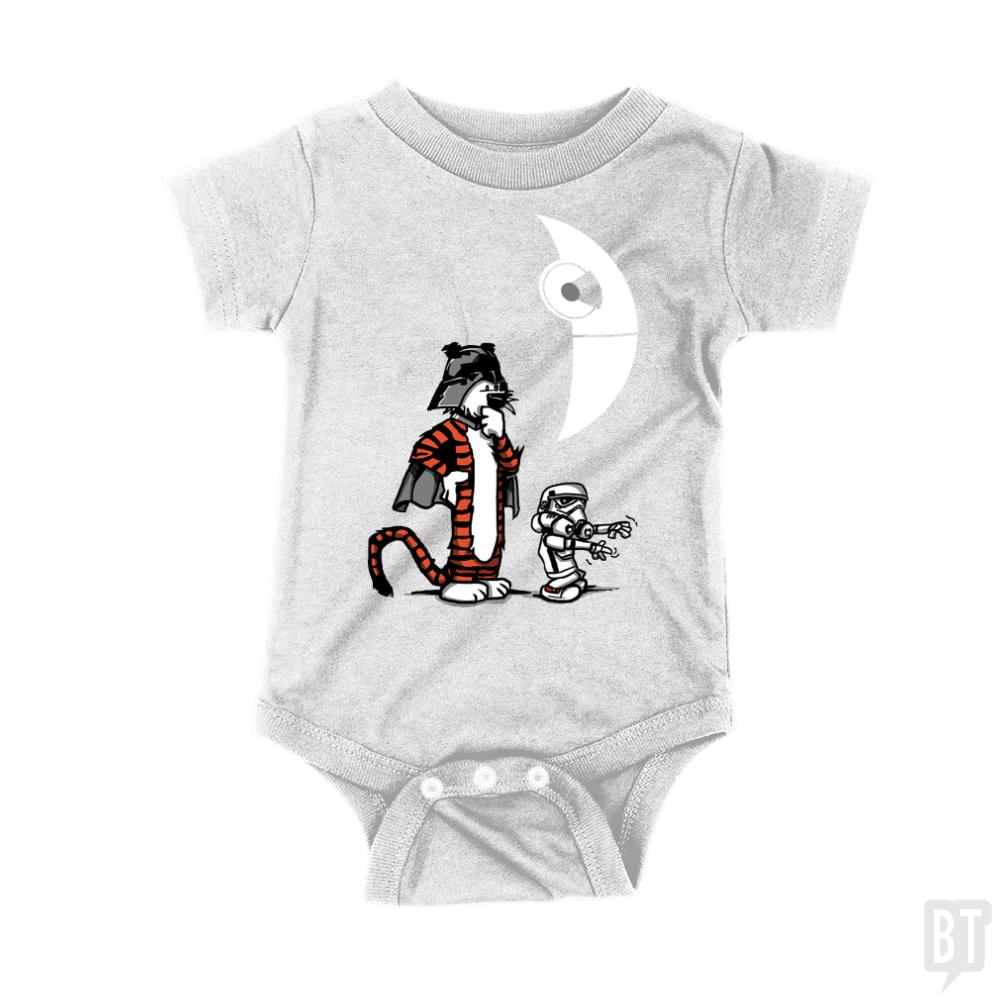 DARTH HOBBES AND CALVIN TROOPER Kids Shirt - BustedTees.com