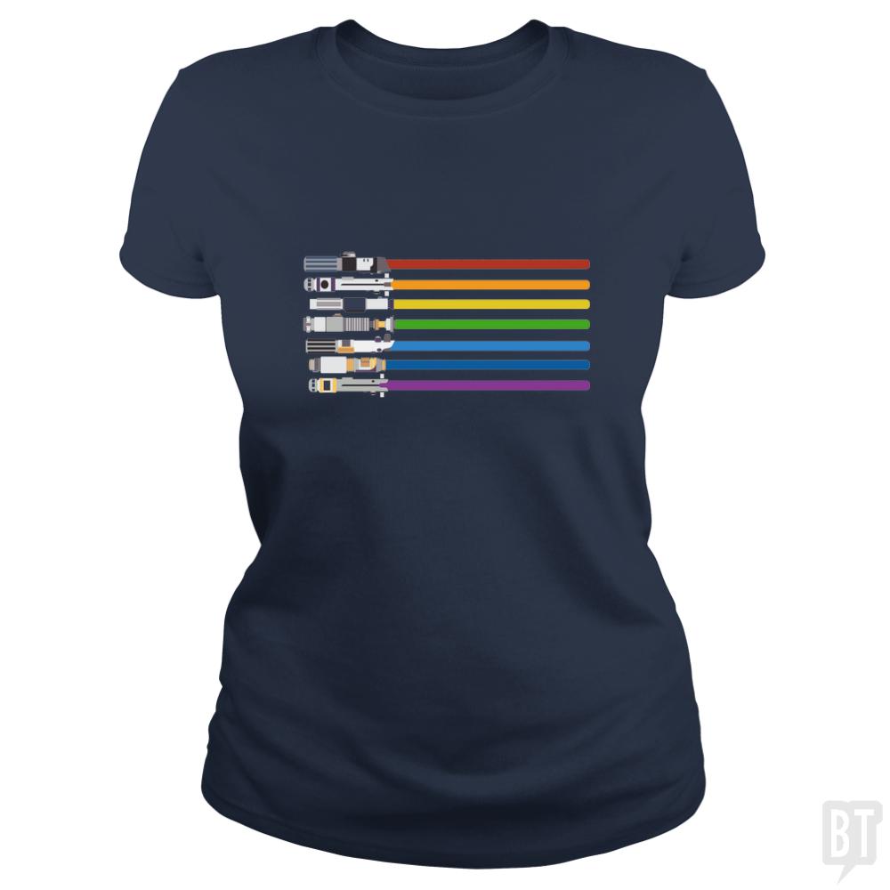 Rainbow With Love - BustedTees.com