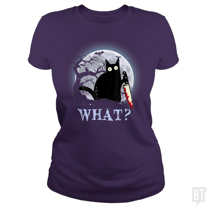 Halloween Murder Cat - BustedTees.com