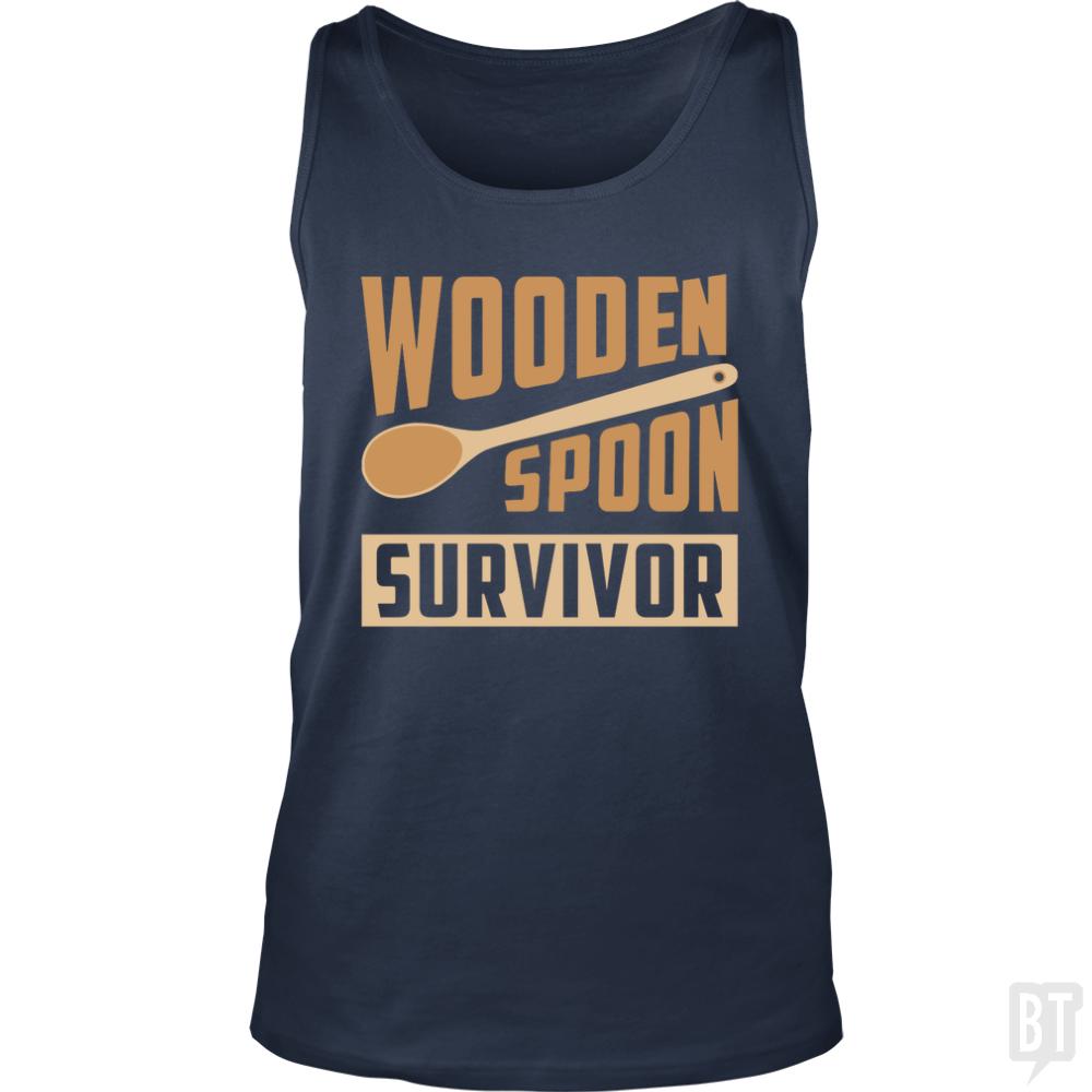 Wooden Spoon Survivor Tank Tops - BustedTees.com