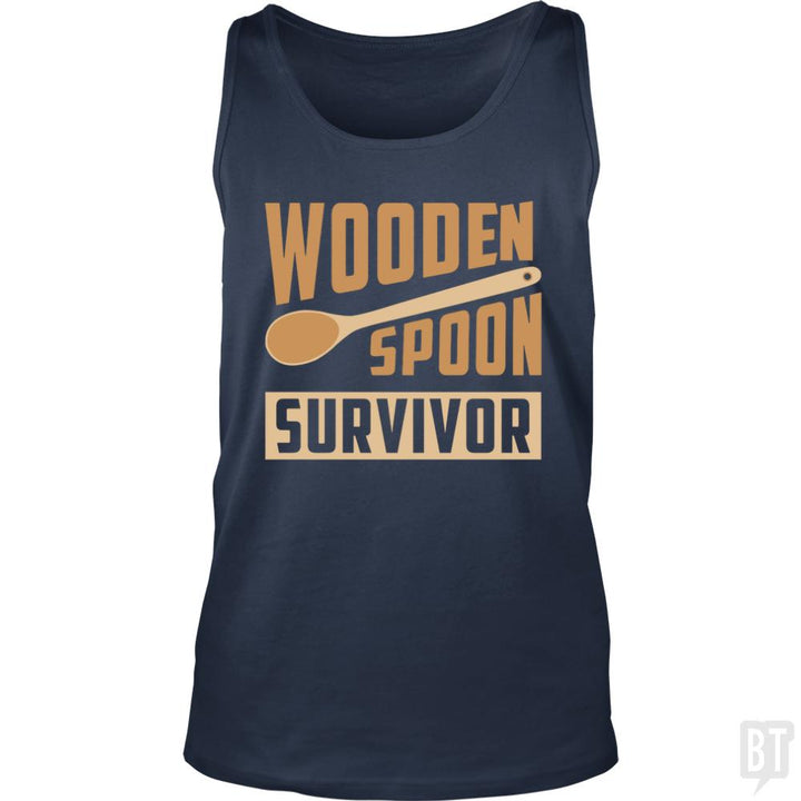 Wooden Spoon Survivor Tank Tops - BustedTees.com