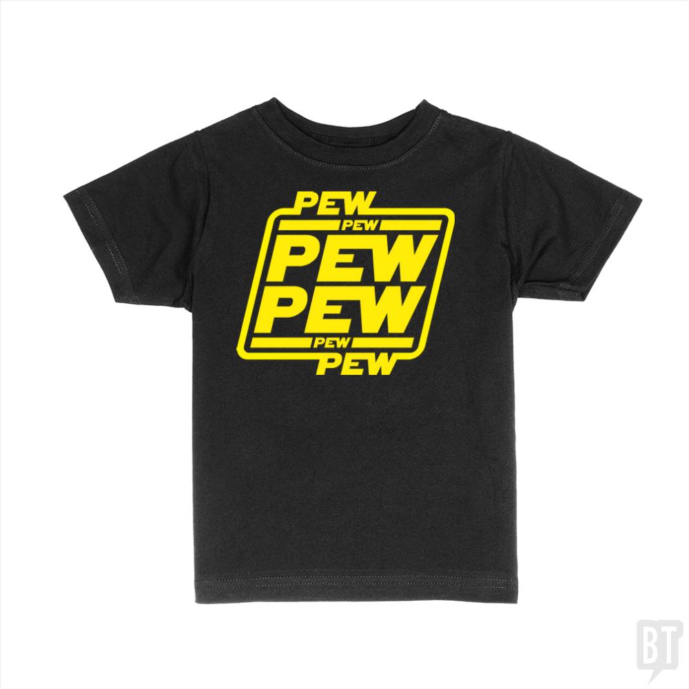 PEW PEW Kids Shirt - BustedTees.com